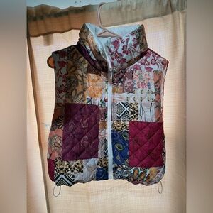 Colorful Patchwork Quilted Vest